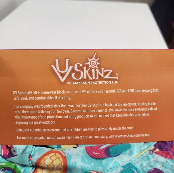 Toddler Girls Bathing suit 50 SPF - Picture 3 of 9